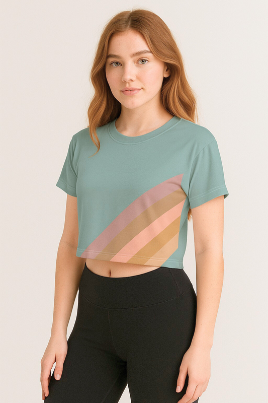 Sage Dreams Crop Tee