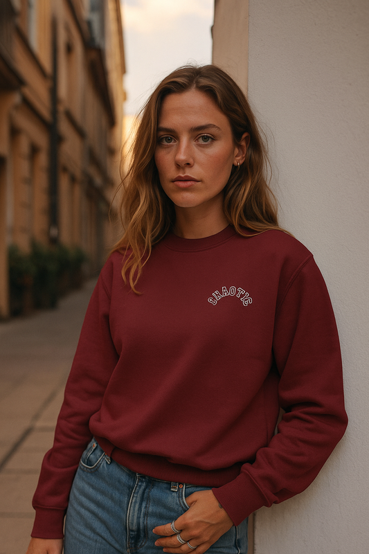 CHAOTIC Minimalist Oversized Sweatshirt