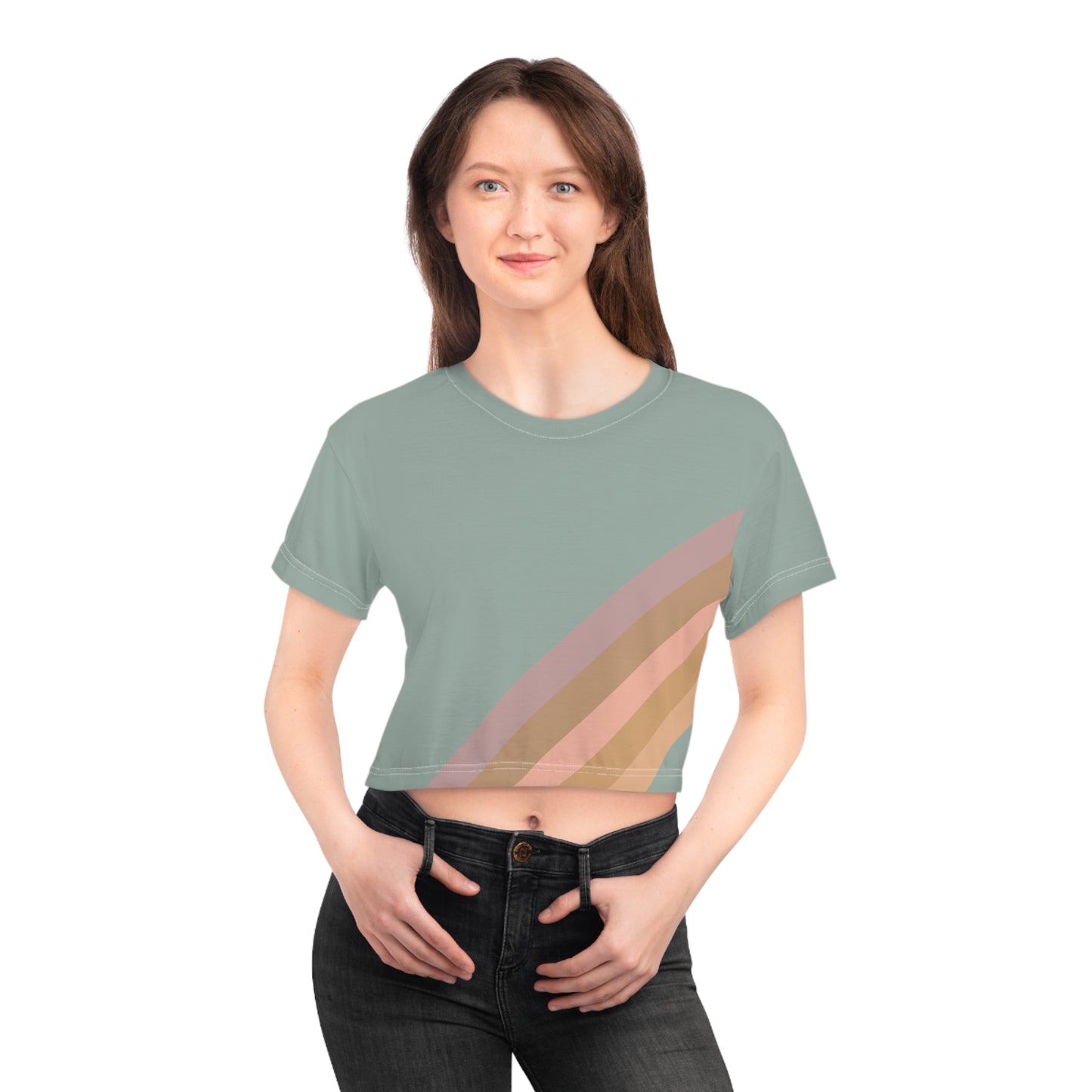Sage Dreams Crop Tee
